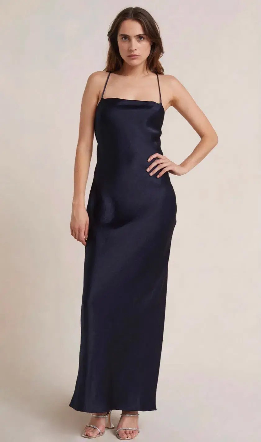 Bec & Bridge The Dreamer Tie Dress Blue Size 8 photo 3