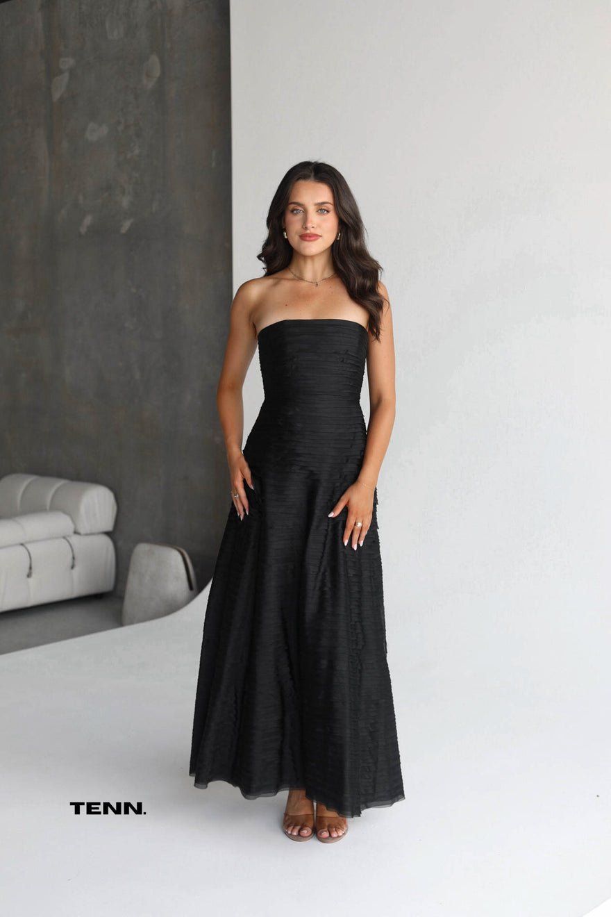 Aje Soundscape Maxi Dress - Black photo 2