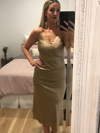 Hansen and Grettle Demi Silk Dress Size 10 photo 3