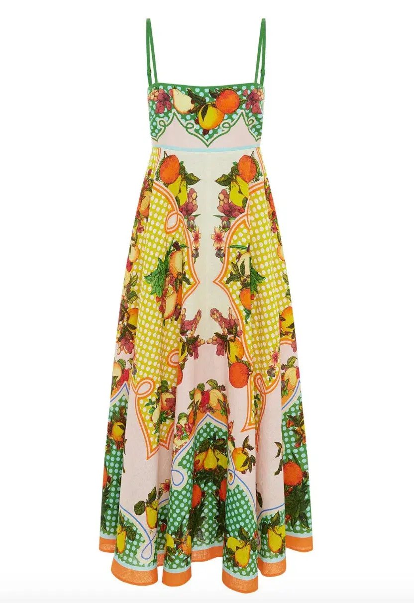 Alemais Lemonis Sundress Multi Size 16 photo 5