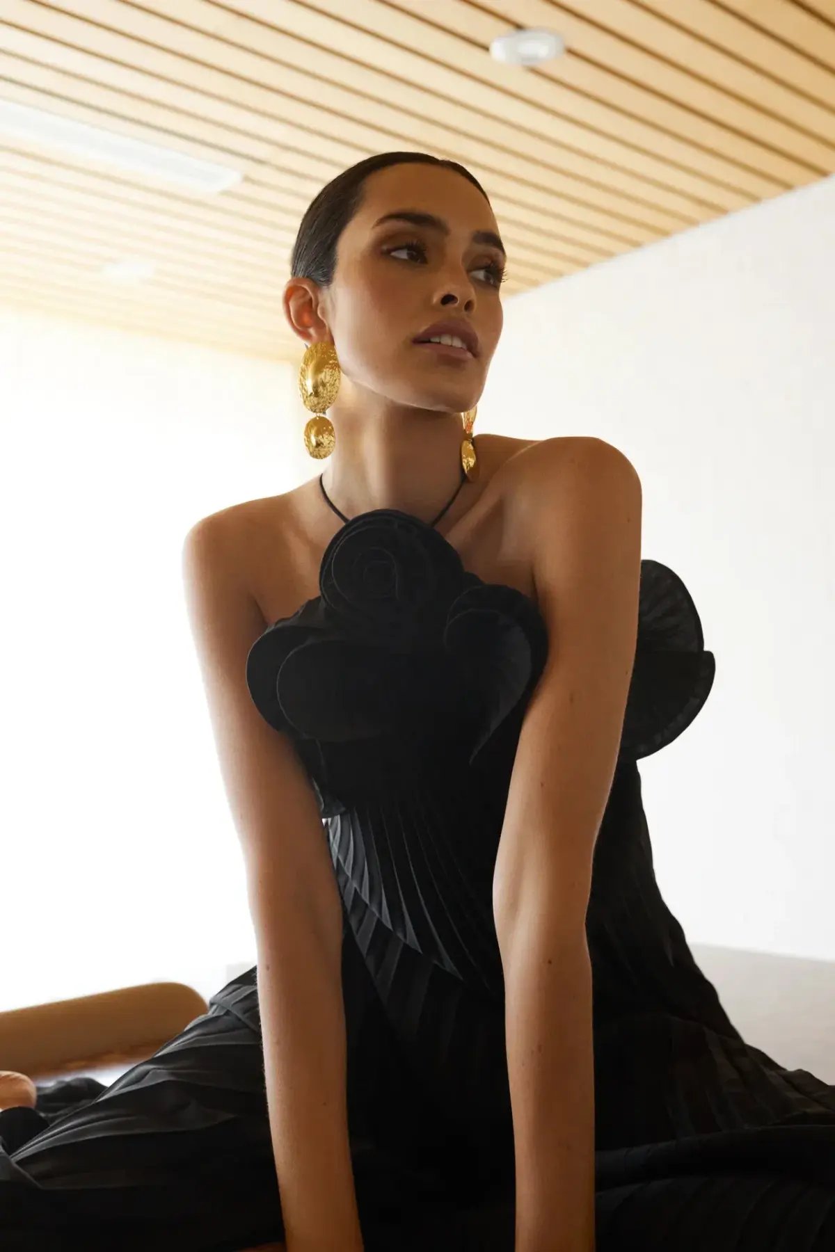 Sheike Eliza Maxi Dress Black Size 8 photo 4