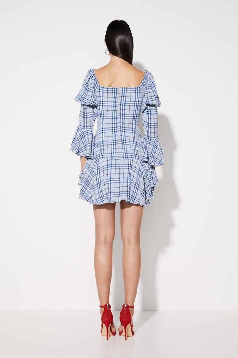 Mossman Crossing Paths Blue Dress 8 photo 2