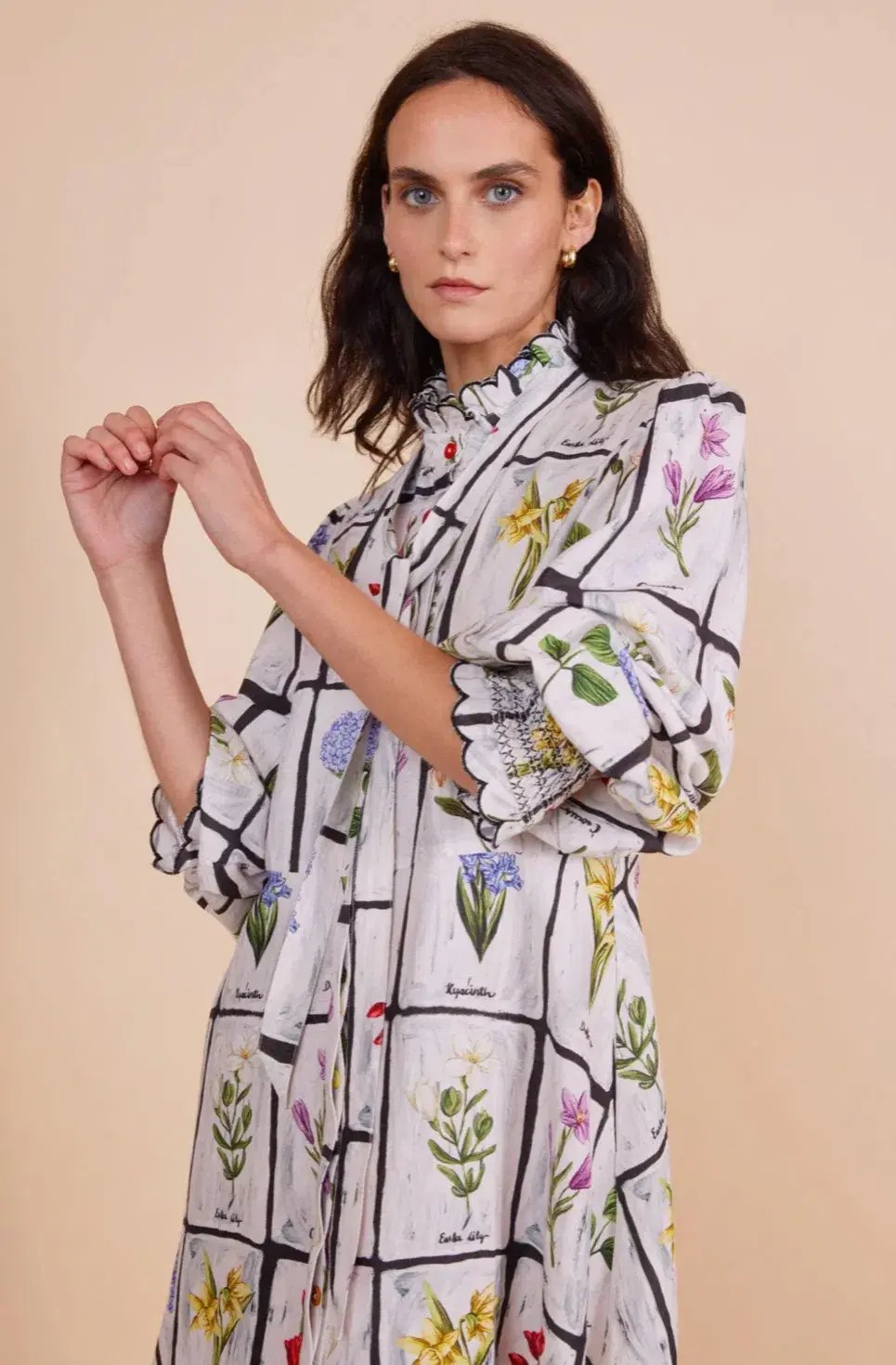 Binny Wear Easter Lilies Dress  Mini Size AU 8 photo 2