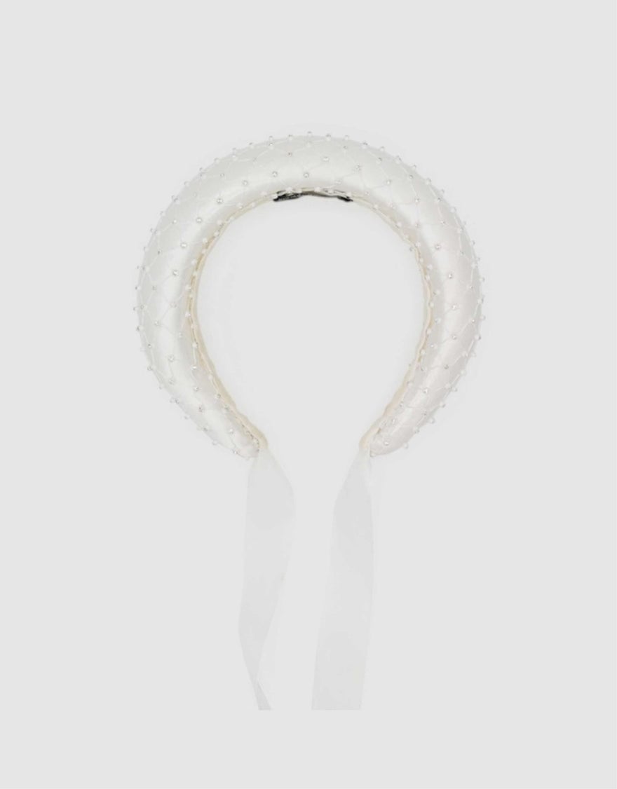 Morgan & Taylor Rita Headpiece, White photo 3