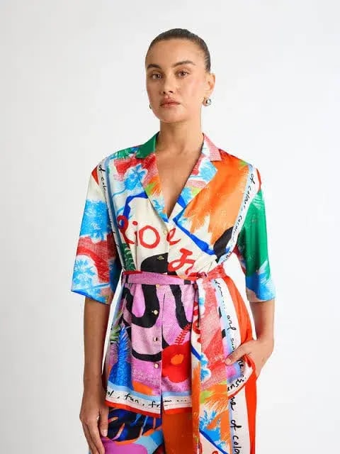 Sheike Rio Shirt and Pants Set Print Size 18 photo 2