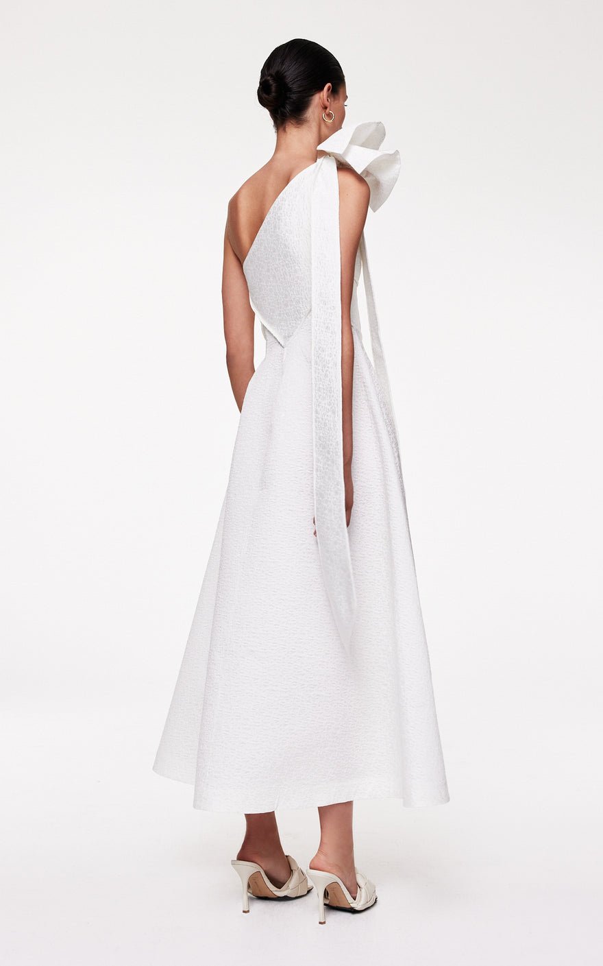 Rachel Gilbert Malea Asymmetric Midi Dress photo 2