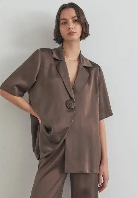 Viktoria and Woods Chorus Shirt & Pilot Pants Brown Size AU 6 photo 3