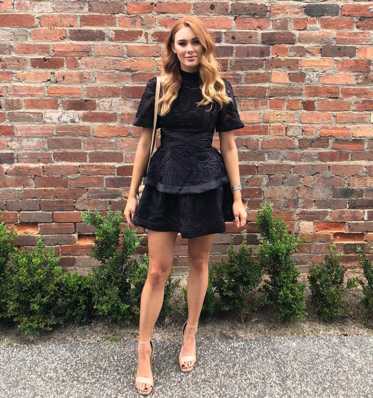 Mossman The Unapologetic Mini Dress Black Size 6 photo 4
