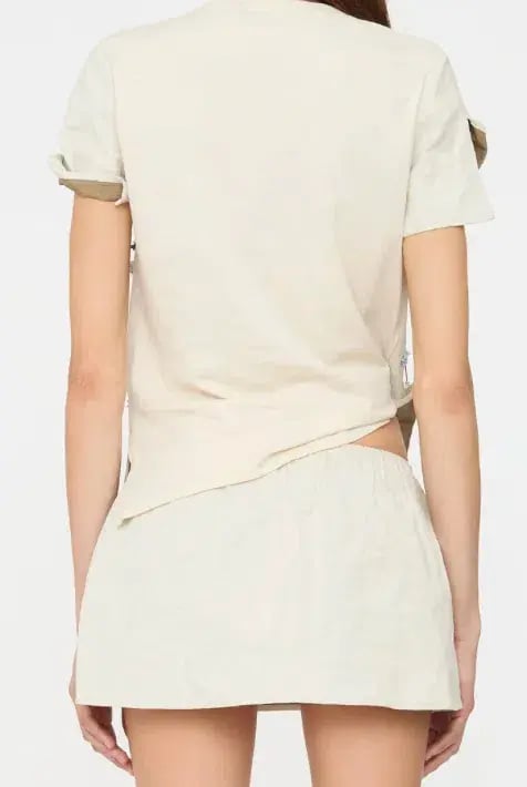 Christopher Esber Embla Beaded Crushed Micro Skirt Size 10-14 photo 3