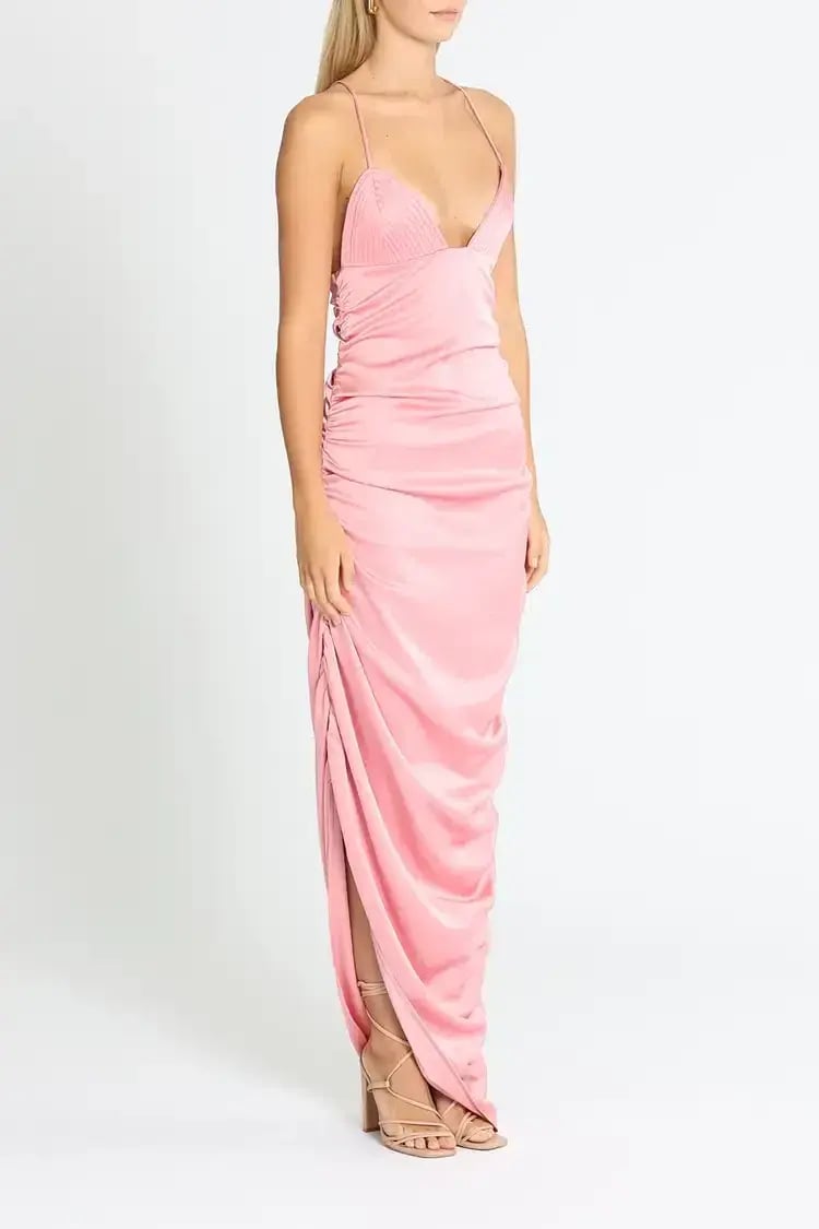 Paris Georgia Fred Dress in Dusty Pink Size 10 photo 2