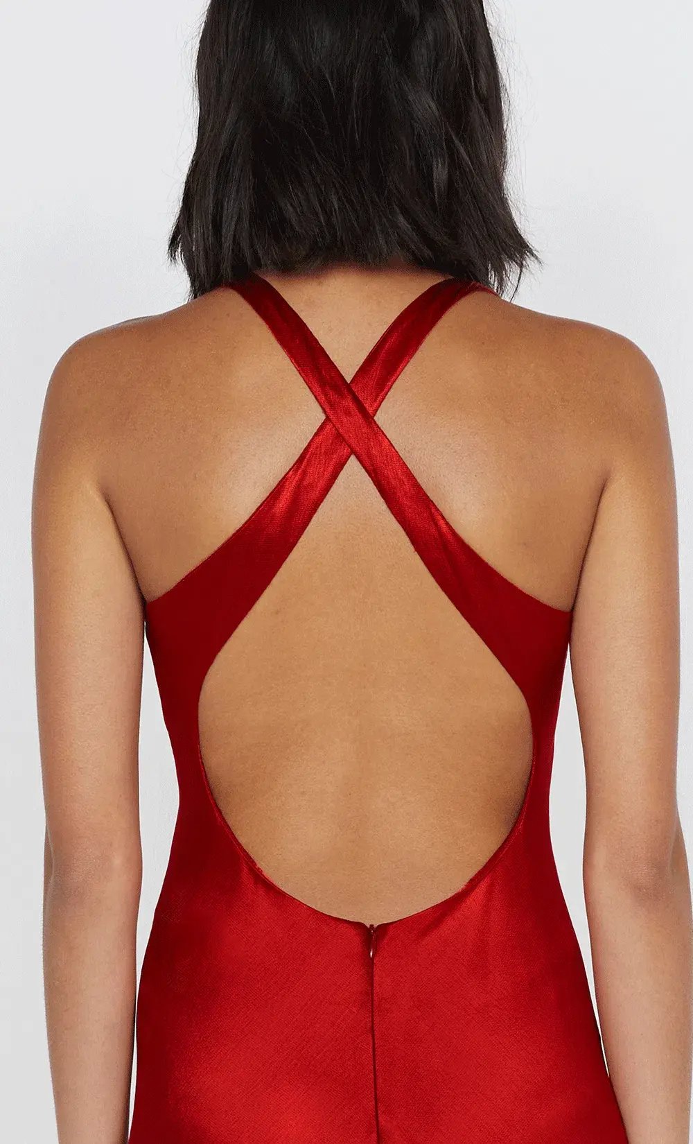 Bec & Bridge Maxina Crossover Dress Rouge Size 6 photo 3