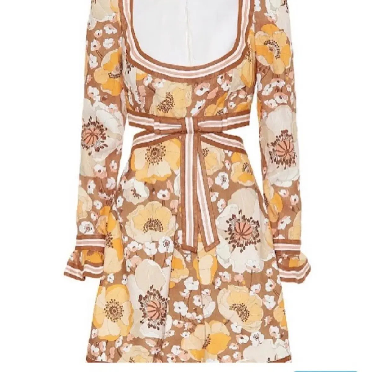 Zimmermann Super Eight Mini Dress Print Size 0 photo 3