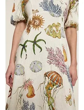 Alemais Sea Midi Dress Size 8 photo 4