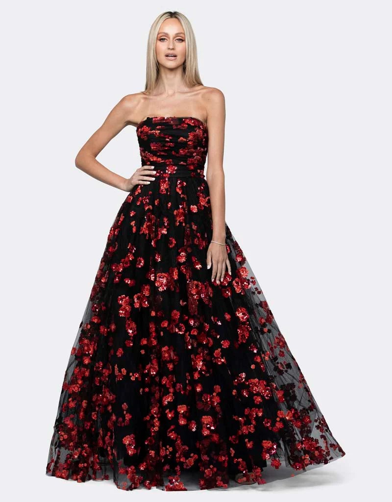 Bariano Anastacia Strapless Ballgown photo 4