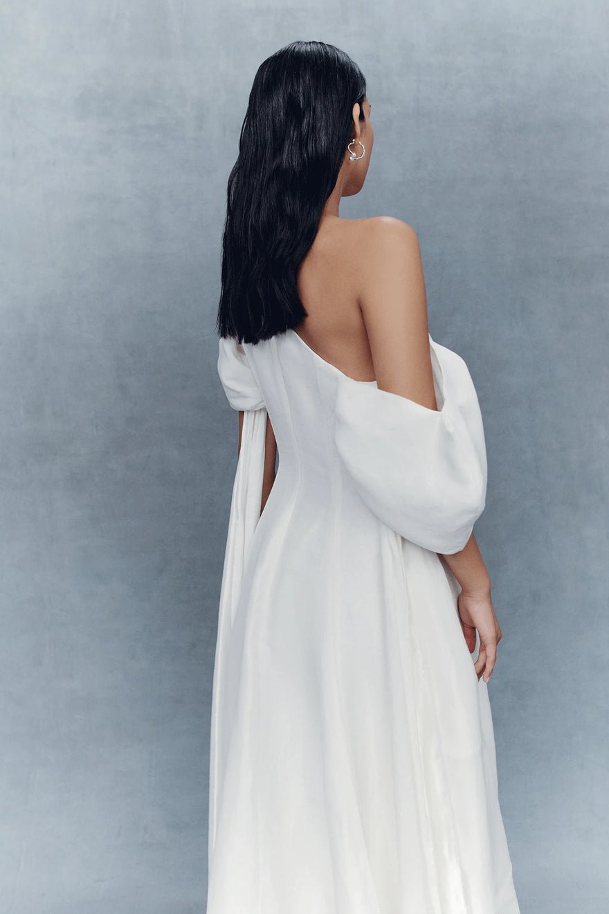 Aje Arista Tulip Sleeve Midi Dress photo 2