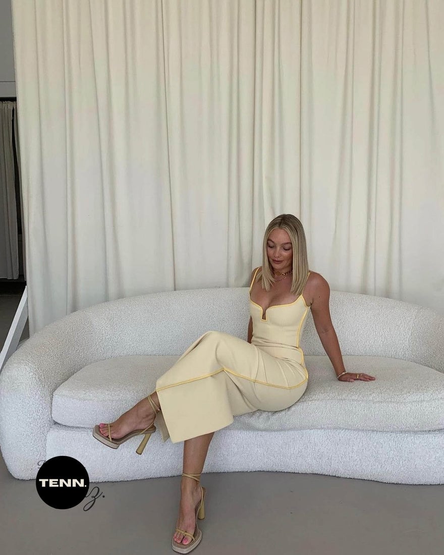 Paris Georgia Marlo Dress - Yellow photo 3