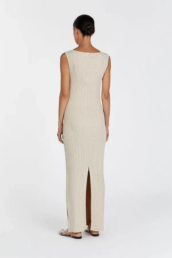 Dissh Sienna Knit Midi Dress Stone Size S / AU 8 photo 3