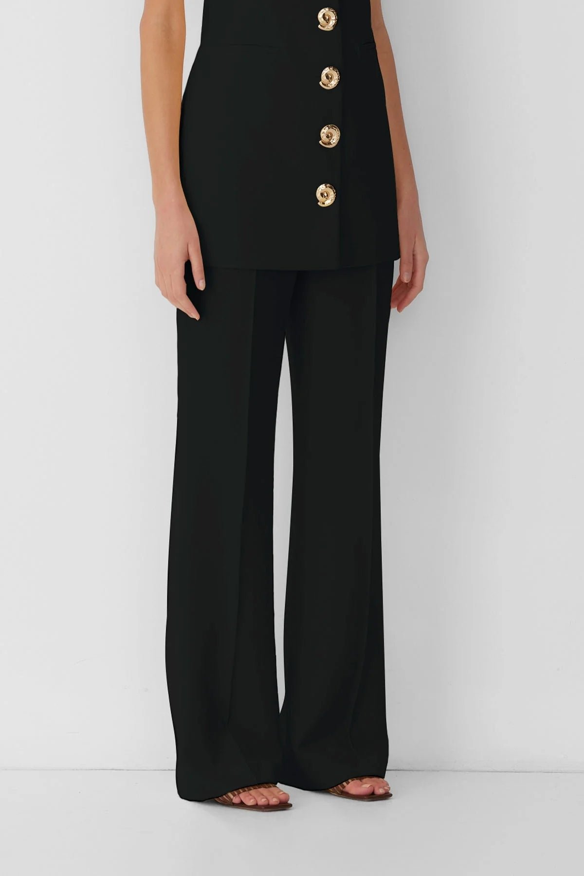 THE WOLF GANG IRIDA BOOTCUT PANTS - BLACK photo 5
