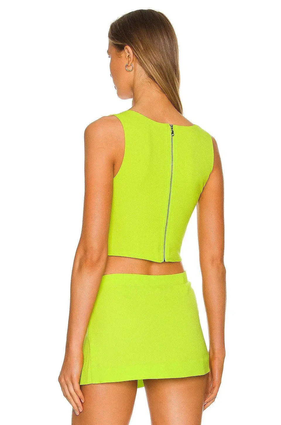 Miaou Campbell Corset in Neon Lime Size 8 photo 2