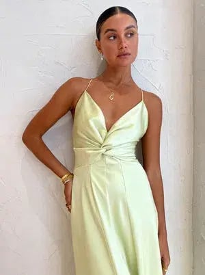 One Fell Swoop Emmeline Maxi Dress in Limoncello Size 6 photo 3