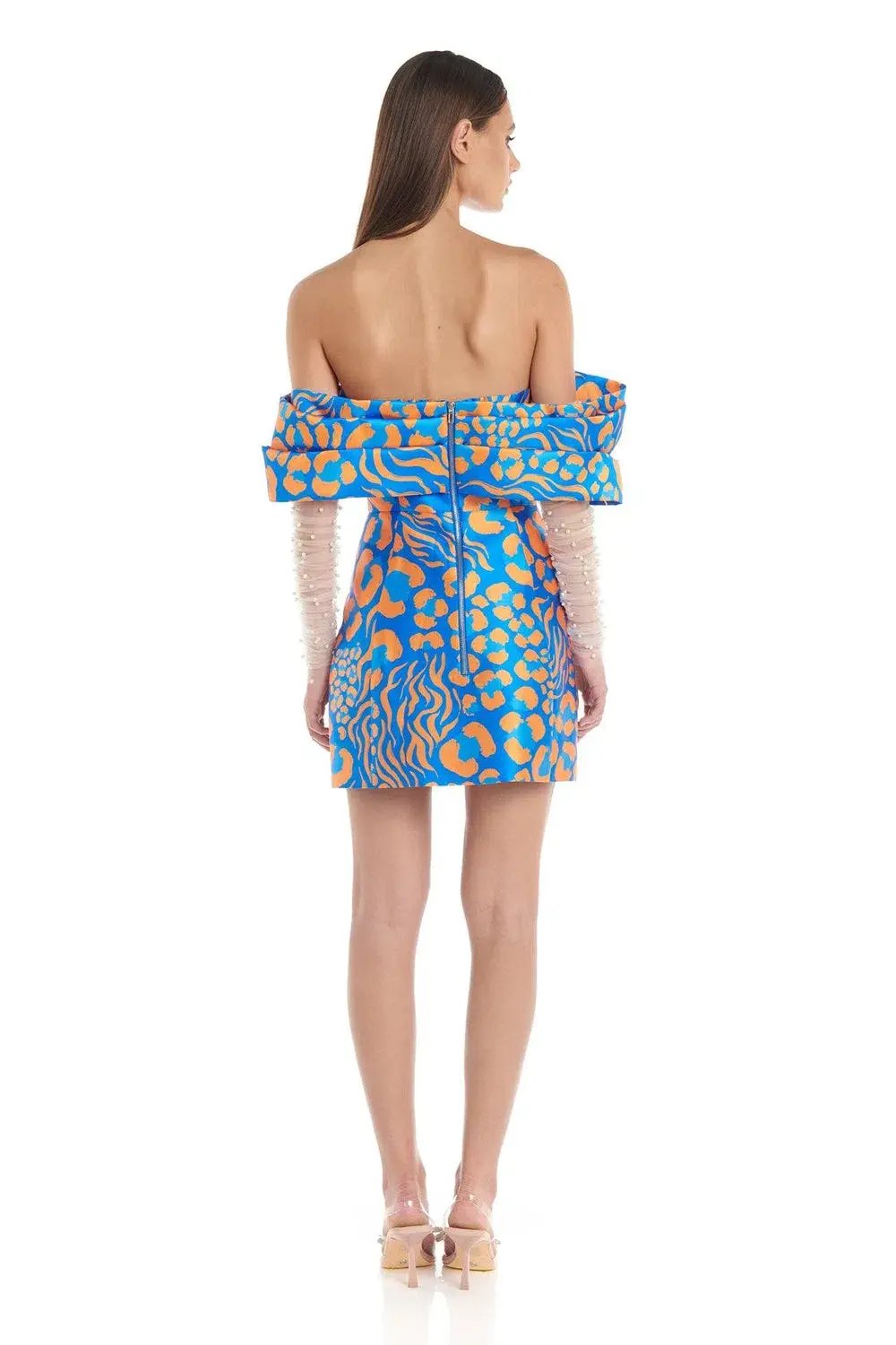 Eliya The Label Lola Mini Dress Print Size 6 photo 3