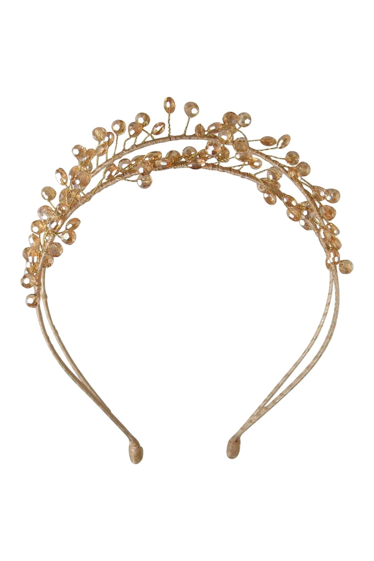MORGAN & TAYLOR CRYSTAL HEADPIECE - GOLD photo 8