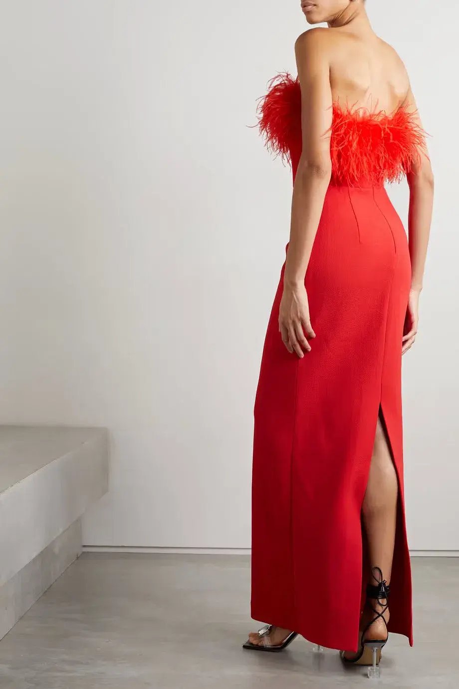 Rebecca Vallance Scarlett Gown Red Size 8 photo 2