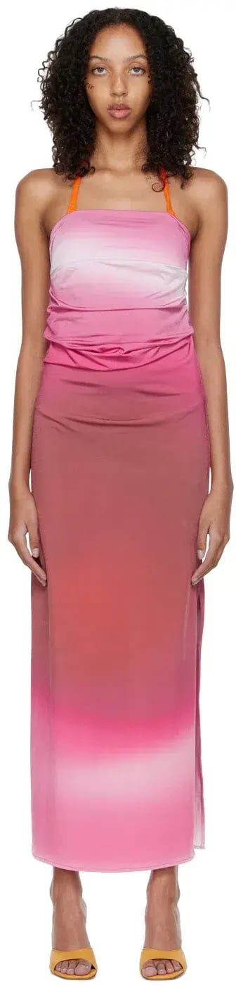 Gimaguas Pink Lea Maxi Dress Size S/AU 8 photo 2