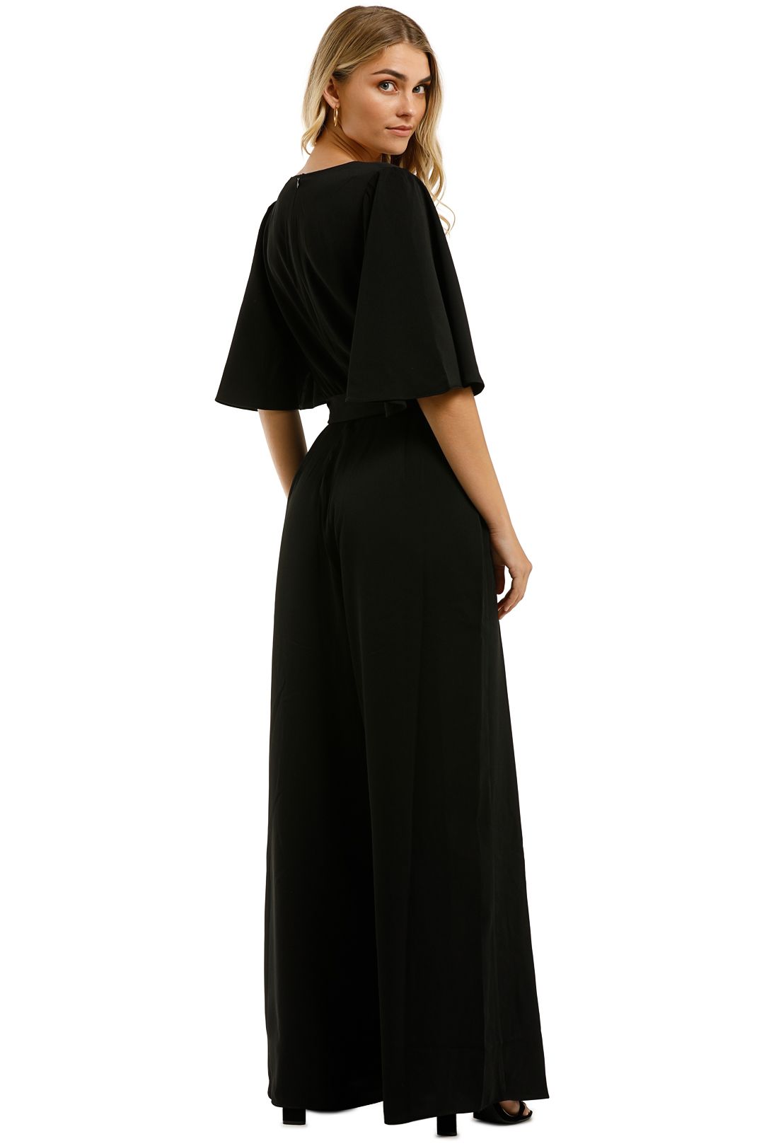 Maeve Flutter Jumpsuit - Black photo 3