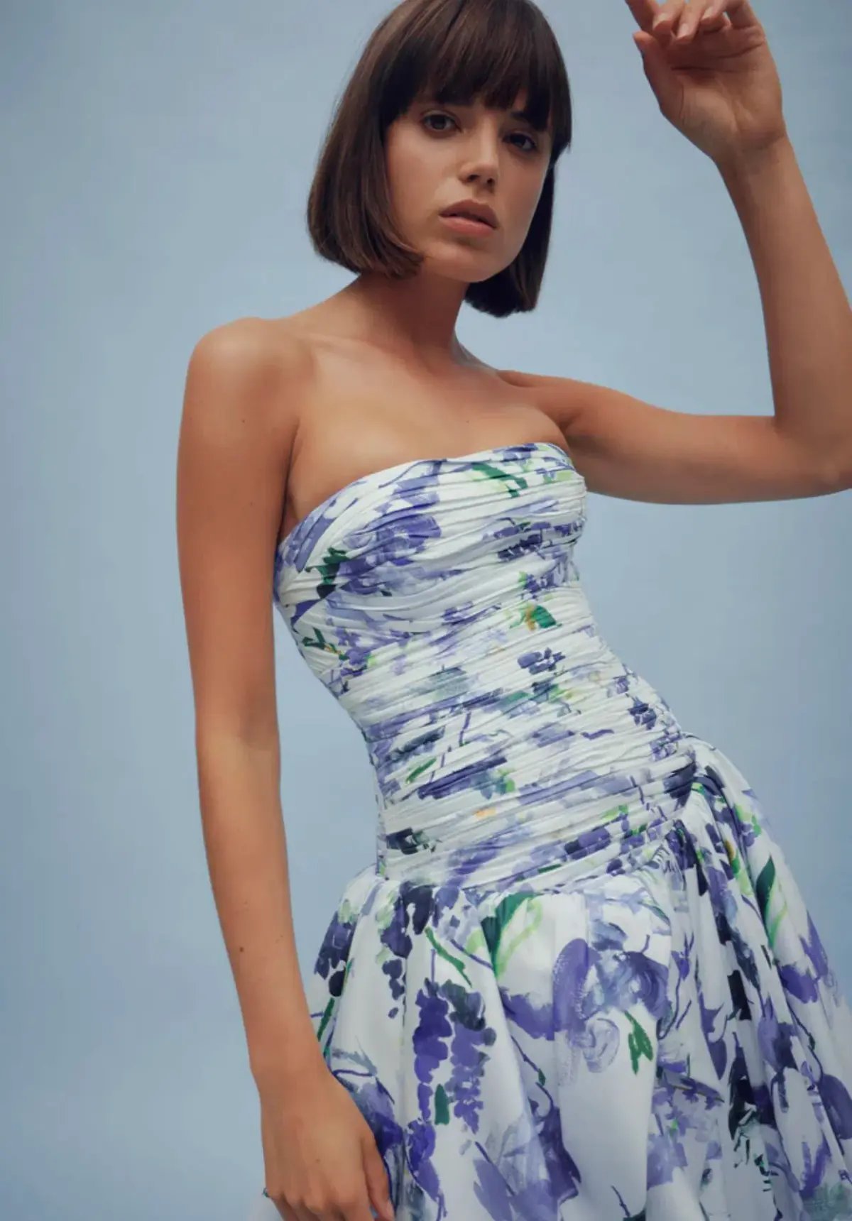 AJE Violette Bubble Hem Maxi Dress Lavenders of Provence Size 8 photo 7