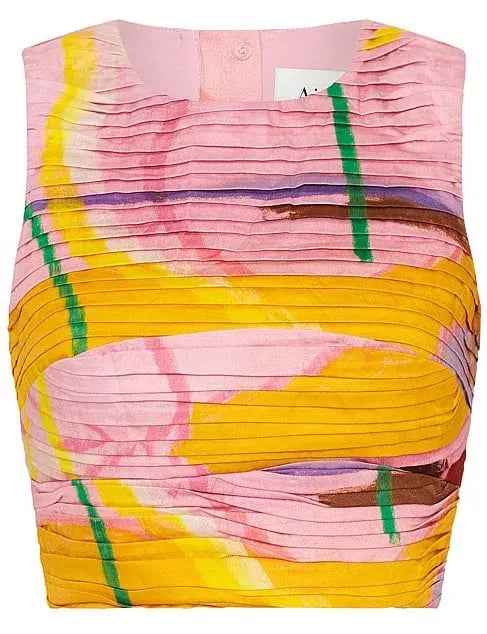 Aje Palette Ruched Top Expression Size 8 photo 6