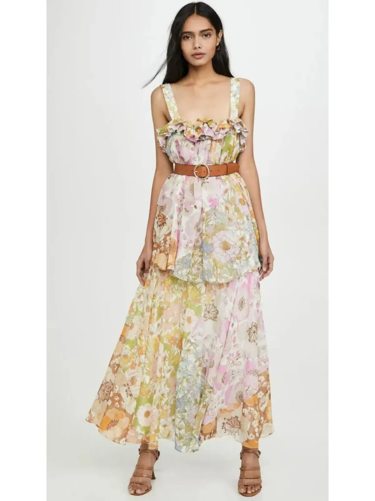 Zimmermann Super Eight Maxi Dress Floral Size 0 / AU 8 photo 2