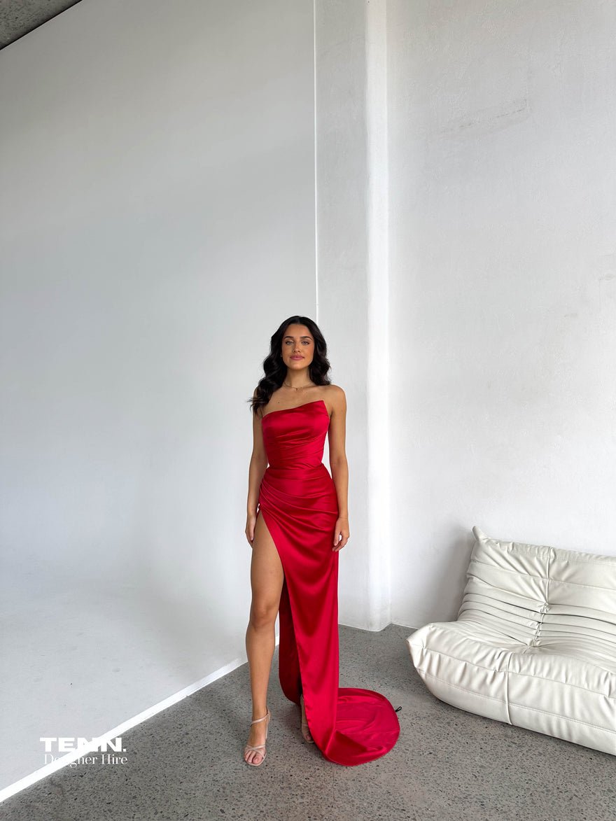 Lia Stublla Amelie Gown - Red photo 2