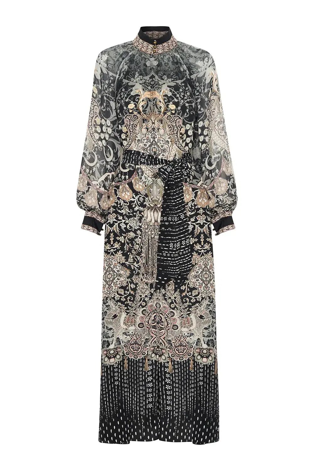 Camilla Raglan Sleeve Midi Shirt Dress Dust Her Off Size 14 photo 4