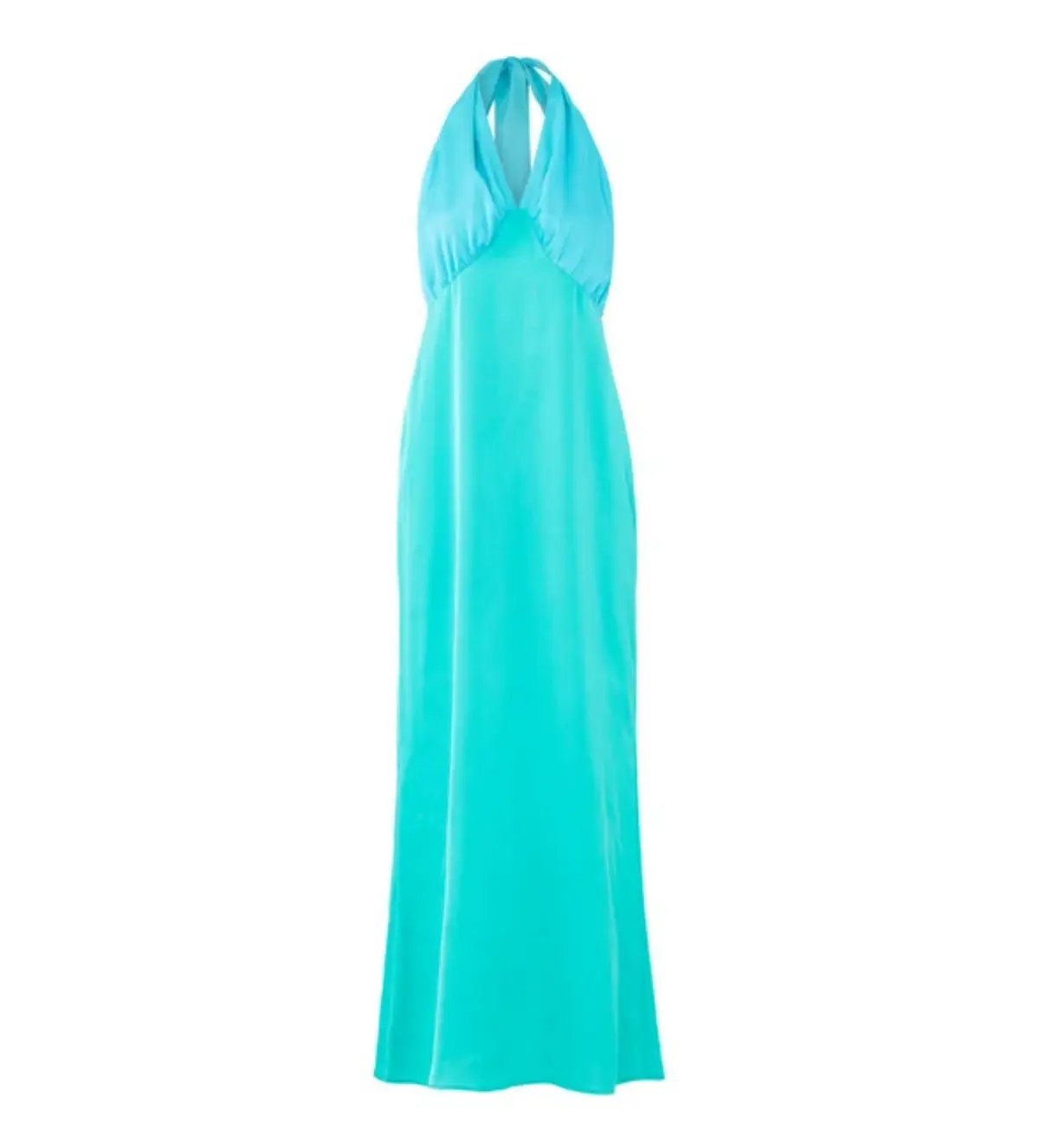Wolf Gang Oahu Slip Dress Aquamarine Size 10 photo 4