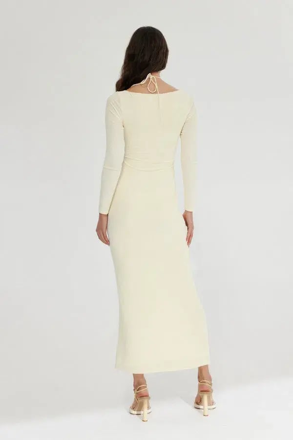 Significant Other Marie Dress Butter Yellow Size 6 photo 3