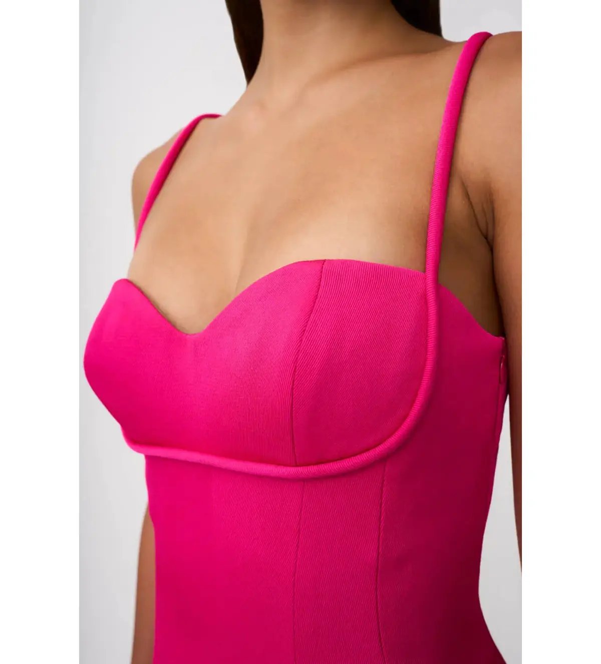 By Johnny Pipe Caribbean Mini Dress Fuchsia Pink Size 6 photo 4