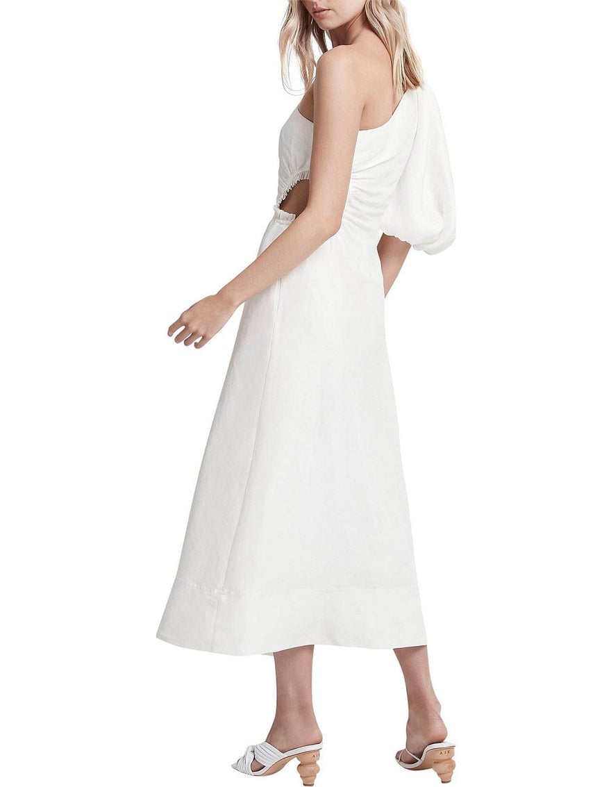 Aje Concept Midi Dress White photo 2
