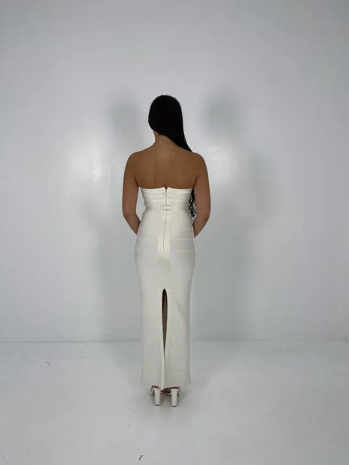 Herve Leger White Bandage Gown Size S / AU 8 photo 2