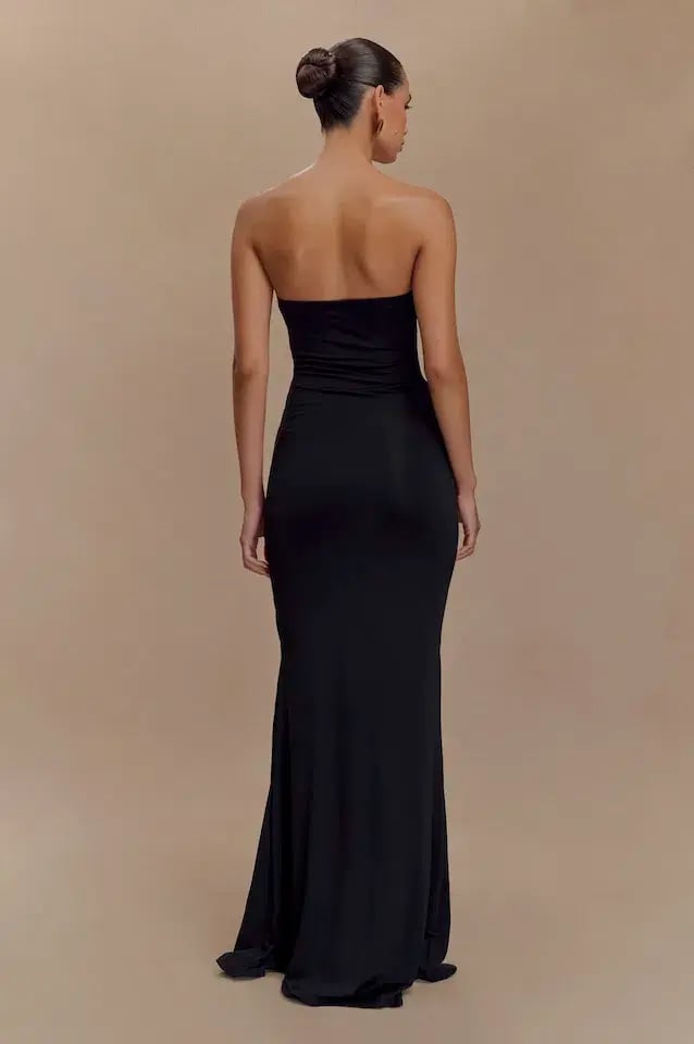 Meshki Madison Slinky Dress in Black Size 6/XS photo 3