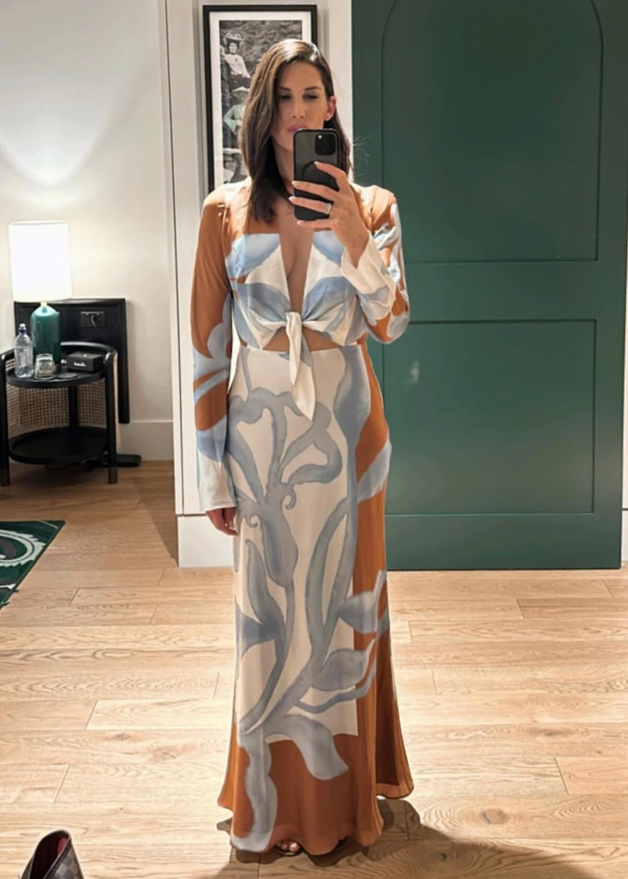 Sir The Label Sorrento Scarf Maxi Dress Scarpia Print photo 3
