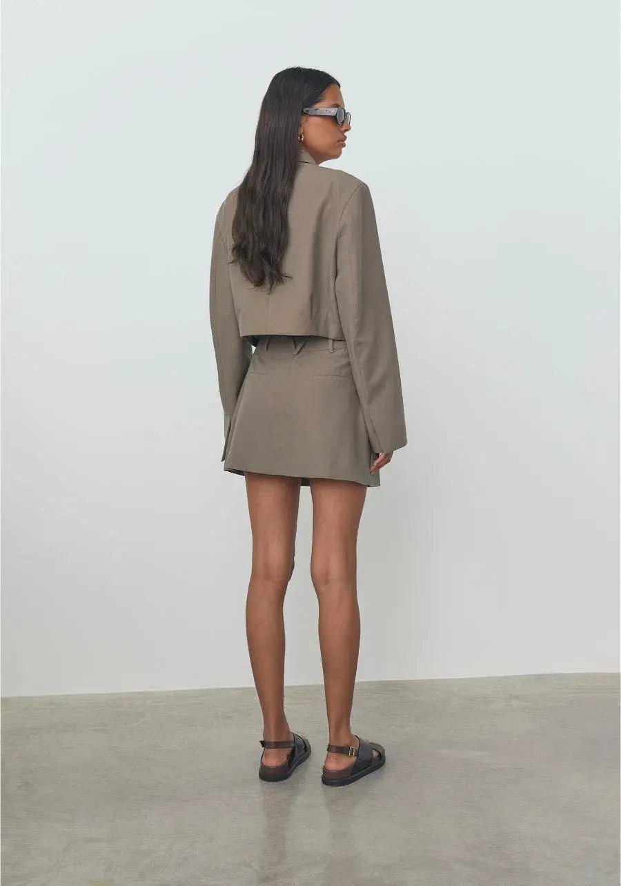 Viktoria & Woods Aerobic Blazer Grey Size 8 photo 3