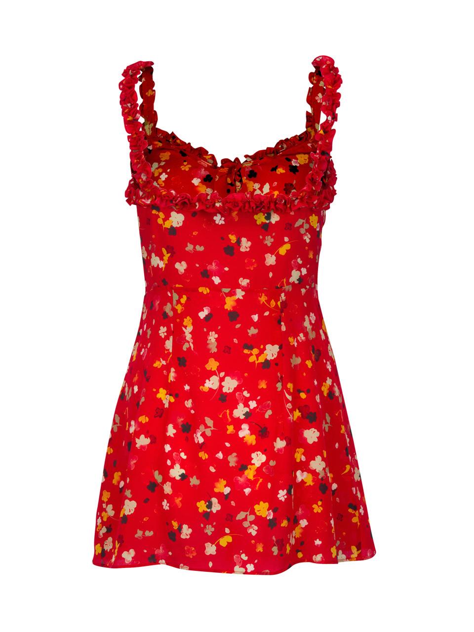 Realisation Par - The Julia Rouge Red Fleur size 6 photo 3