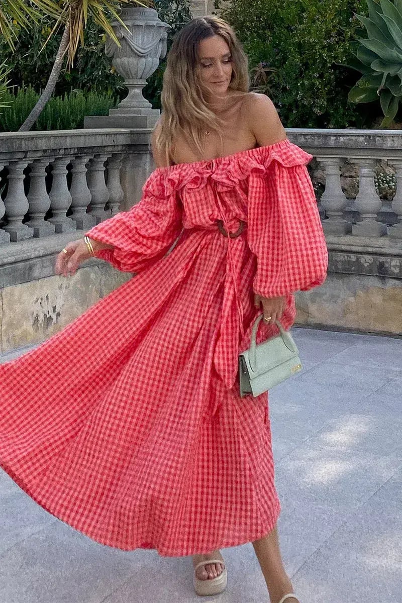 Spell Strawberry Fields Midi Dress Pink Size L/ AU 12 photo 2