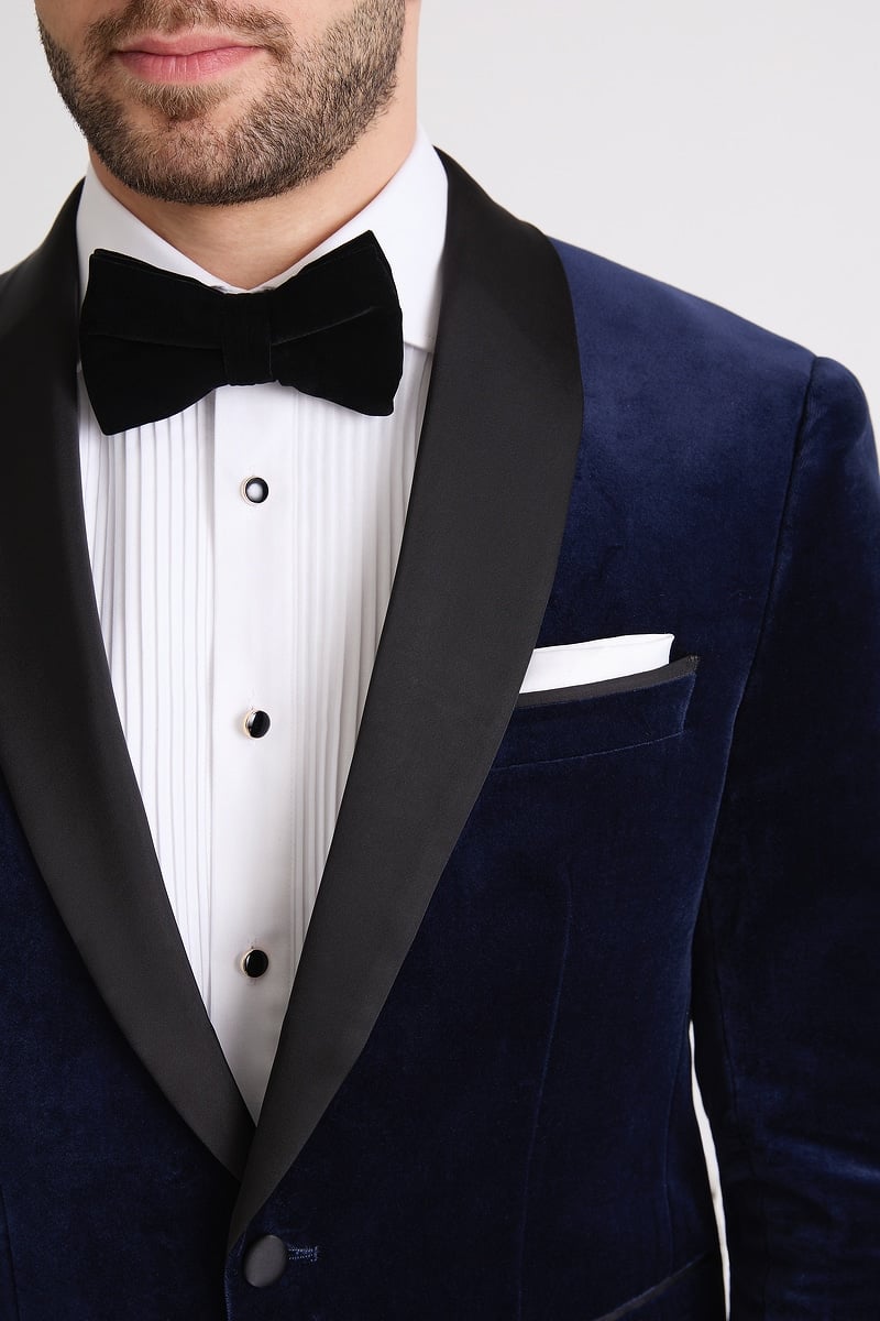 Blue Velvet Tuxedo Jacket photo 2