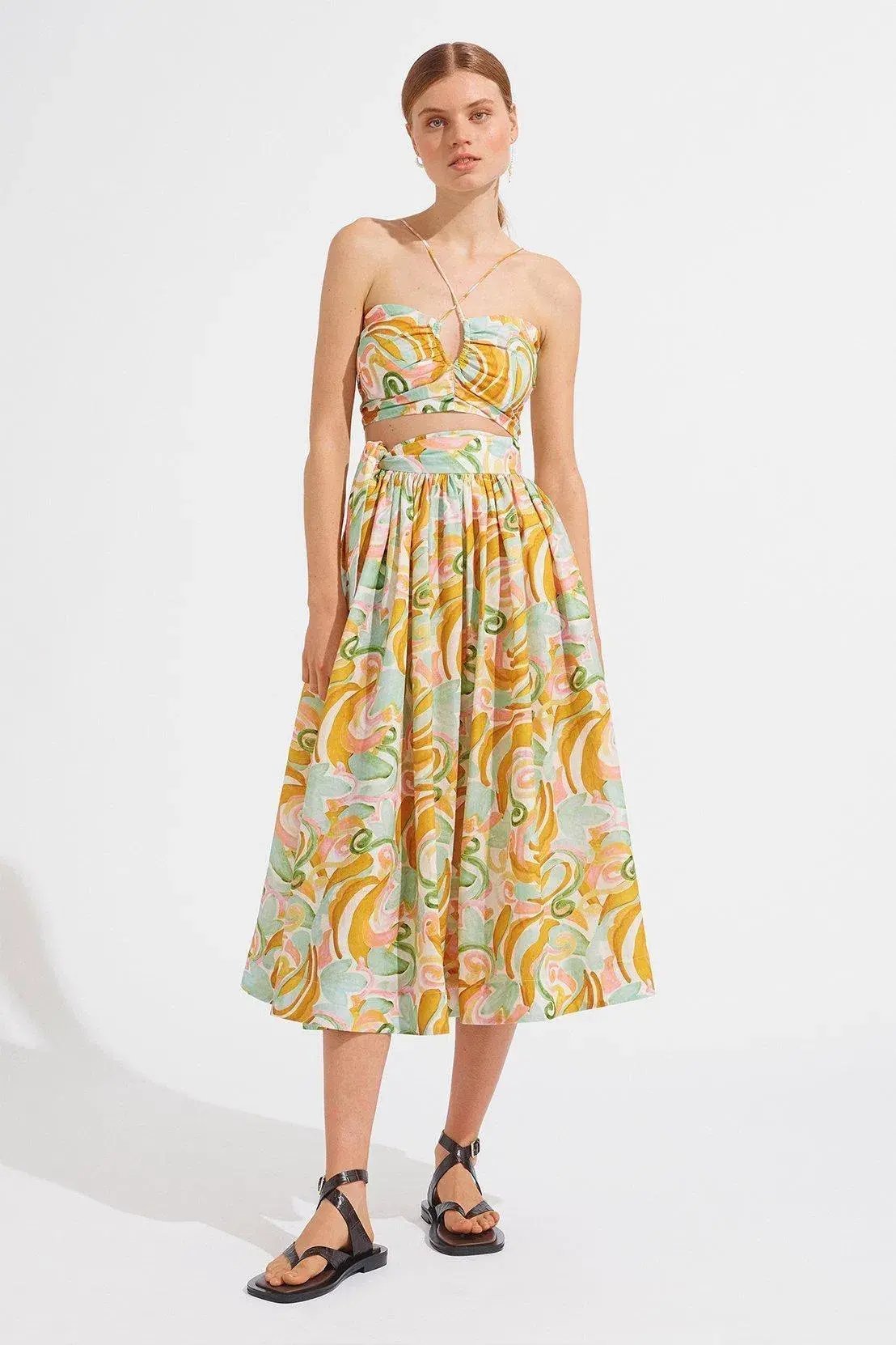 Steele Peta Allegro Midi Skirt & Crop Set Size Medium photo 3
