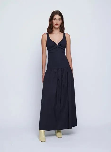 Anna Quan Florence Dress Black Noir Size 8 photo 4