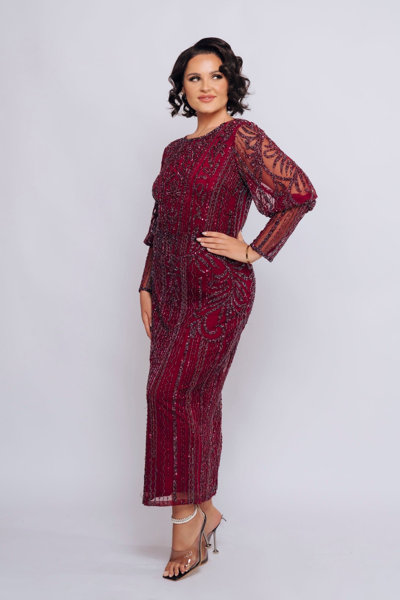DIANA BELLE SLEEVE PLUM BY MY SECRET WARDROBE PLUM photo 7