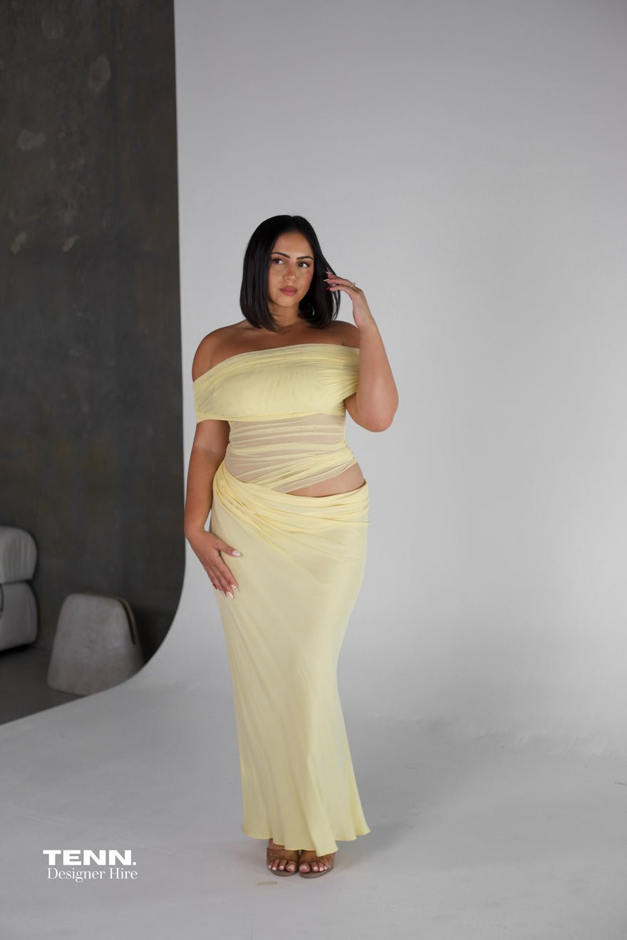 Benni Nico Maxi Dress - Butter photo 3