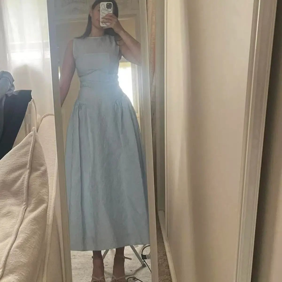 Rachel Gilbert Sophia Dress Sky Blue Size 0 / AU 6 photo 3